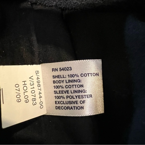 GAP Women's Black & Gray Double Breasted Casual Warm Feminine Peacoat Size L - Picture 12 of 12